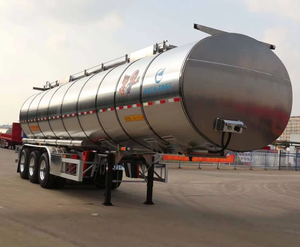 Camión cisterna de transporte de combustible de alta calidad, recién llegado, de 3/4 ejes, 35000/40000 litros, tanque de acero al carbono para petróleo, remolque. - Product Image 1