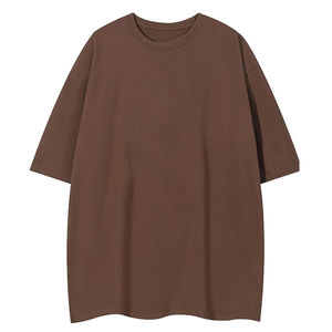 Camiseta Deportiva Extra Grande Personalizada para Hombre, de Algodón Elástico, Lisa, para Entrenamiento, 100% Algodón, Transpirable, con Cuello Redondo Corto - Product Image 5