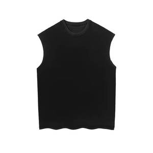 Débardeur Homme Effet Délavé Sans Manches et Col Personnalisé – Vente en Gros, Qualité Supérieure, Respirant - Product Image 3