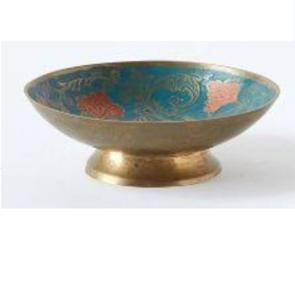 Bol décoratif en métal tendance pour table, aspect fabuleux, pour servir des fruits, des collations, des fruits secs, bol plaqué or, fournisseur d'Inde - Product Image 2