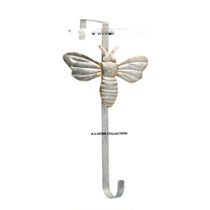 Stylish Metal <b>Door</b> <b>Wreath</b> <b>Hanger</b> Elegant Sleek Modern Finish Perfect For Home Office And Study Room Storage - Product Image 3