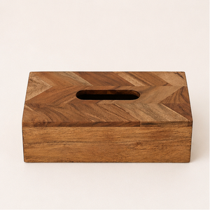Premium Handcrafted Wood <b>Tissue</b> Box Cover Natural Solid Wood Facial <b>Tissue</b> Holder For Luxury Hotels Offices And Home Living Room - Product Image 5