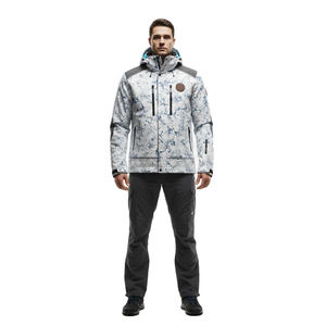 Chaqueta Casual Blanca con Patrón Sólido Glacial Hunter Power Abaan Sports Advanced Snow para Deportes de Invierno y Expediciones, Impermeable - Product Image 3