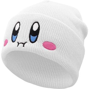 หมวกกันหนาวหมวกเคอร์บี้สีขาวน่ารักสำหรับเด็ก - Product Image 5