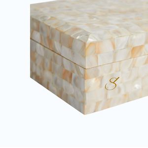 Mother of Pearl Inlay Jewelry <b>Box</b> Rectangular Tessellated Shell Decorative Storage <b>Keepsake</b> <b>Box</b> Handmade Gift <b>Box</b> Wholesale - Product Image 2