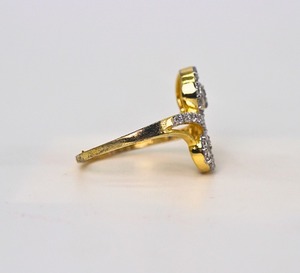 Anillo de Oro Amarillo Sólido de 14K con Diamante Cultivado en Laboratorio de 1 Quilate, Corte Redondo, Pulido Brillante, Anillo de Boda para Mujer, Color D a G, Claridad IF SI2 - Product Image 5