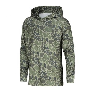 Sudadera con Capucha de Camuflaje para Hombre, Manga Larga, Transpirable, de Poliéster, Corte Regular, para Todas las Temporadas - Product Image 3