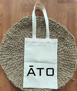 Custom Eco-Friendly 6 oz Cotton Canvas Silk-screen Printed Promotional Tote <b>Bag</b> Letter Pattern Logo Eco <b>Craft</b> Brand Custom Logo - Product Image 4