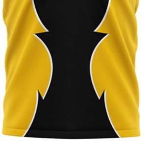 Ensemble de maillot de football d'hiver personnalisé unisexe bleu et blanc, numéro 10, impression sublimée, col en V, manches courtes, régulier, évacuation de l'humidité - Product Image 2