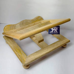 Support de livre en bois écologique de qualité supérieure, réglable, pliable, support de lecture fait à la main, étude de la Bible, Coran - Product Image 3