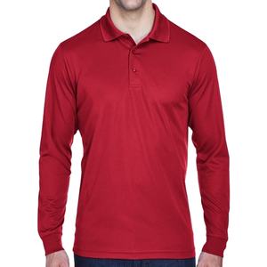 Polo à manches longues design décontracté pour hommes 100% coton Logo personnalisé de haute qualité Vente en gros OEM Qualité orientée vers l'exportation - Product Image 5
