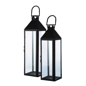 Factory Gold Metal Glass <b>Candle</b> Lantern for Home Decor Wedding & <b>Garden</b> for Christmas <b>Candle</b> <b>Holder</b> Included - Product Image 1