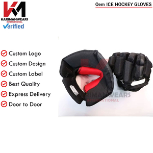 Gants de hockey sur glace personnalisés, ajustement professionnel, gants de protection pour l'entraînement et les matchs, équipement OEM - Product Image 5