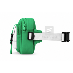 Custom Iota Phi Lambda Sorority Fanny bag green and white Casual Style embroidered logo and Zipper Pocket female Greek Apparel - Product Image 3