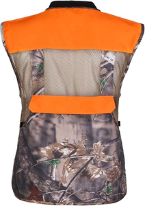 Nouveau gilet de chasse professionnel haut de gamme avec poche pour gibier, gilet de chasse orange vif pour la chasse aux oiseaux et au faisan - Product Image 5