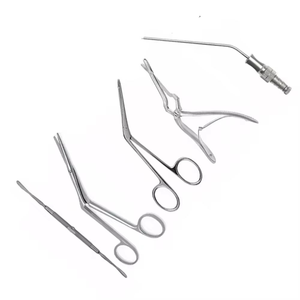 Professional Manual ENT Surgical Instrument Set Stainless Steel Reusable Otolaryngology Examination and Minor Surgery Kit - Product Image 4