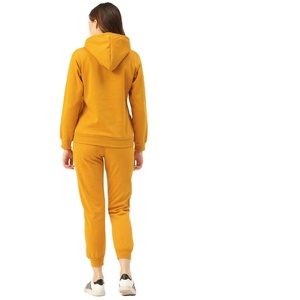 Ensemble deux pièces personnalisé pour femme en molleton technique de coton confortable, imprimé et vieilli, pour vêtements féminins - Product Image 6