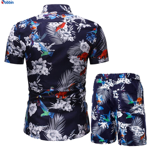 BOBBIN INDUSTRIES Ropa de Playa Personalizada para Hombre, Estilo Hip Hop, Tejido de Punto Transpirable de Spandex/Algodón, Estampado por Sublimación, con Botones - Product Image 4