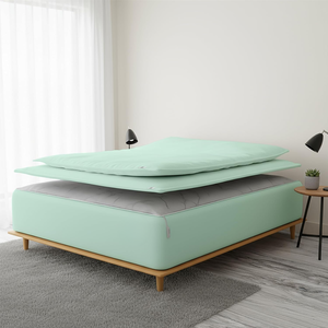 Drap-housse à fermeture éclair facile à installer |   Tissu doux et respirant |   Matelas sécurisé, sans plis, facile d'entretien, durable |   2026 - Product Image 2