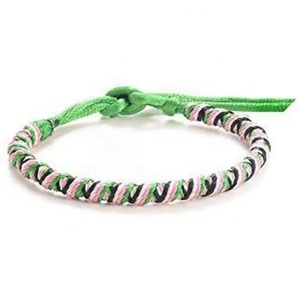 Pulsera de Algodón Tejido Artesanal, Pulsera de Cordón de Algodón Tribal, Pulsera de Nudo de Algodón, Pulsera de Cordón de Algodón Nómada - Product Image 2