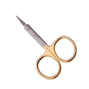Ciseaux professionnels en acier inoxydable courbés et affûtés pour soins des ongles, coupe-cuticules, outil de beauté, design carré durable et pratique - Product Image 1
