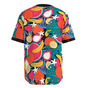 Camiseta de béisbol unisex personalizada, sublimado uniforme de equipo, ropa deportiva con impresión de logotipo, ropa de softbol personalizable OEM ODM - Product Image 2