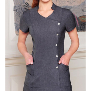 Stylish Women Beauty Salon <b>Tunic</b> Shirt Ladies Fancy Hairdressing Uniform <b>Tunic</b> Top Hospital <b>Nursing</b> Scrub beauty <b>tunic</b> - Product Image 2
