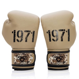 Guantes de MMA con estampado de logotipo personalizado de alta calidad 2024, los más nuevos guantes de boxeo y Kickboxing de seguridad deportiva en 8oz hechos de cuero - Product Image 3