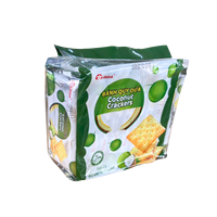Craquelins de noix de coco vietnamiens originaux 220g, collation croustillante et sucrée, ODM en vrac, 10 paquets
