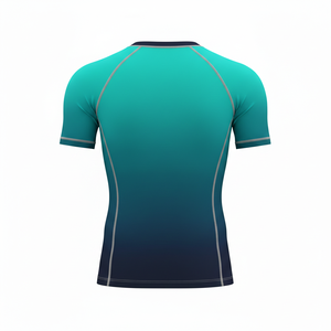 Maillot de compression personnalisé imprimé pour hommes, femmes et enfants – MMA, BJJ, Jiu-Jitsu, entraînement sans kimono – Haut durable sublimé pour la natation - Product Image 2