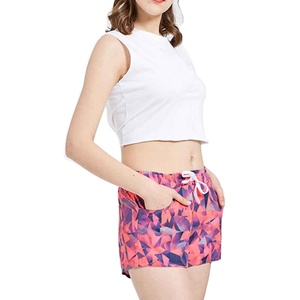 Luxury Holiday Swim Shorts Breathable Material Soft <b>Elastic</b> Waist Ideal Beach Style Women Beach Short - Product Image 3
