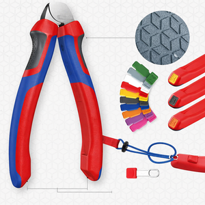 Pince à bec long professionnel en acier inoxydable avec coupe-fil multi-grip pour la fabrication de bijoux - Product Image 2