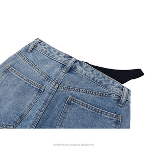 Shorts Vaqueros de Cintura Alta para Mujer, Marca de Lujo, Estilo Casual Y2K, Ropa Urbana Gótica, Sexy, con Botones y Lazo, Lavado de Color, Verano - Product Image 4