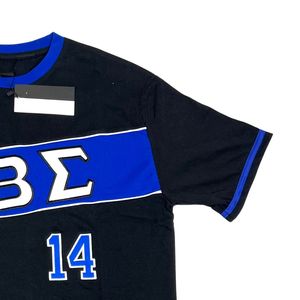 Phi Beta Sigma Black Premium Jersey <b>Shirt</b> for <b>Men</b> Comfortable Fit High Quality Greek Fraternity Apparel Athletic Casual Wear - Product Image 5