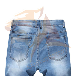 Shorts de Mezclilla de Color Sólido de Primera Calidad con Logotipo Personalizado para Hombre, Nuevos Shorts de Mezclilla Transpirables, Resistentes al Viento y de Secado Rápido - Product Image 6