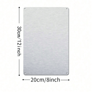 CIFbuy Décoration murale en métal amusante 8x12 pouces au design artistique pour la maison et le garage, pour le service de retrait Temu sur TikTok - Product Image 2