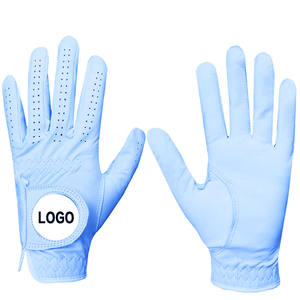 Guante para mano derecha hecho con cuero cabretta suave, ideal para golfistas profesionales, transpirable y cómodo para jugar en cualquier clima. - Product Image 1