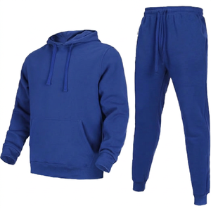 Ensemble de survêtement d'hiver pour hommes : sweat à capuche et pantalon de jogging chaud – Tenue de sport pour hommes - Product Image 1