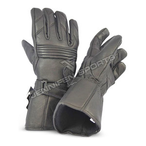 Gants de moto en cuir pour homme, courts, pour la course, compatibles écran tactile, pour motocross et cross-country - Product Image 2