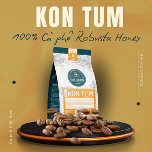 กาแฟโรบัสต้าคั่วอ่อนผสมน้ำผึ้ง รสคาราเมลหวานละมุน  พรีเมียม  แบบ OEM/ODM  ยี่ห้อดาลากอน  บรรจุถุง  นำเข้าจากเวียดนาม - Product Image 3
