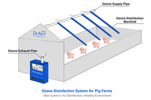 Generador de Ozono Industrial 4000-15000 m³/h, Sistema de Purificación de Aire para Eliminación de Olores, Dr.Ozone DK40, Directo de Fábrica en Vietnam - Product Image 6