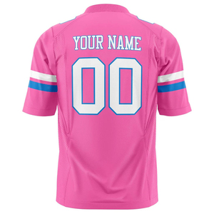 Maillot de football américain 100 % polyester sans manches, uniformes d'équipe personnalisés, vente en gros, vêtements de sport en vrac, maillots sublimés pour clubs - Product Image 2