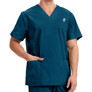 Custom Logo Design Summer <b>Hospital</b> <b>Scrubs</b> For Men 2026 New Arrival Modern Design Men <b>Scrub</b> Suit In Cheap Price - Product Image 3