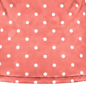 Camiseta de Manga Corta con Cuello Alto y Estampado de Puntos Rosa Coral para Mujer, Ajustada, Elástica, Informal, a la Moda, Ropa de Verano al por Mayor - Product Image 6