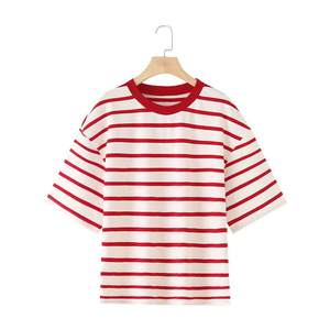 V-Neck Crop T-Shirt Women's Crew Neck Everyday Crop <b>Top</b> Women's Relaxed Fit Crop Tee Women's Boxy Fit Crop <b>Top</b> - Product Image 1
