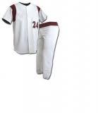Uniforme de baseball de haute qualité à boutons complets avec ensemble combiné, séchage rapide, respirant, recyclable, uniforme de baseball personnalisé - Product Image 6