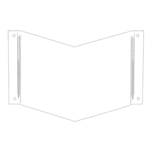 Panneau de signalisation au sol en PVC Brady 12x18 pouces pour la sécurité et l'identification des équipements - Product Image 2
