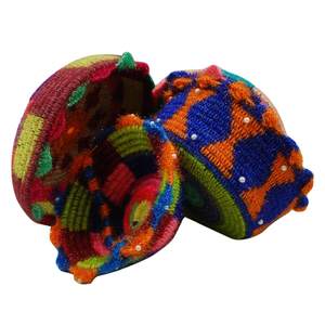 Cesta de Almacenamiento Circular Hecha a Mano de Macramé, Organizador de Cuerda de Algodón Estilo Boho para Decoración del Hogar, Almacenamiento Elegante - Product Image 3