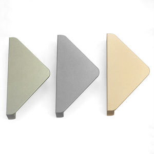 Stylish Brass Round cabinet back plate <b>knob</b> with drawer <b>knobs</b> back plate Customizable colour & <b>copper</b> brass door <b>knobs</b> - Product Image 3