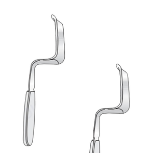 Lame de rétracteur manuelle Wertheim de haute qualité 95 mm x 38 mm Instrument chirurgical en acier inoxydable certifié CE pour la chirurgie générale - Product Image 1